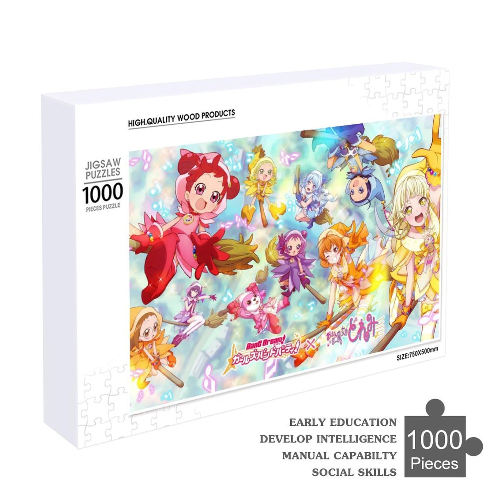 おジャ魔女どれみ　海外　ジグソーパズル 1000ピース① Amazon.co.jp: おジャ魔女どれみ ジグソーパズル 1000ピース 子供向け